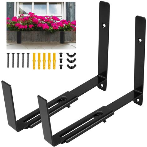 wall mounted flower box brackets|flower box brackets wall mount.